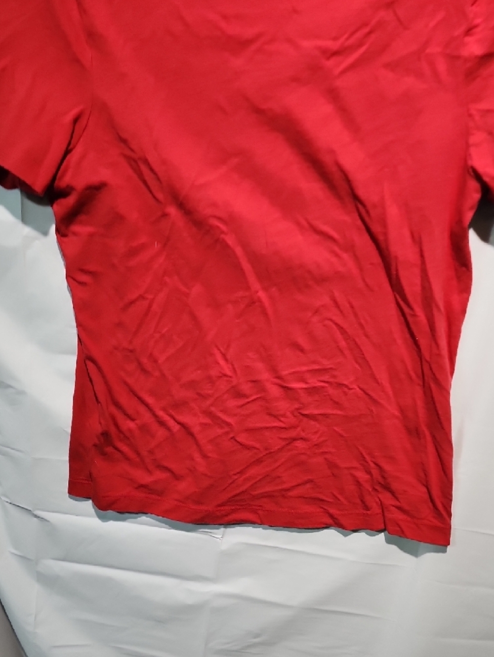 Universal Thread Red Tee with Script Logo - Picture 6 of 7